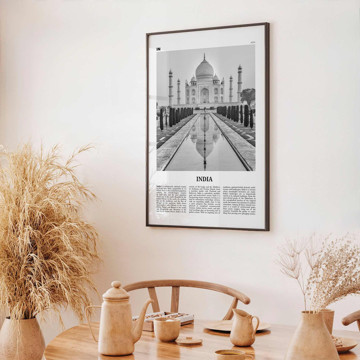 India Print Black and White, India Wall Art, India Poster, India Photo, Republic of India, Bhārat Gaṇarājya, Mumbai, New Delhi, Asia