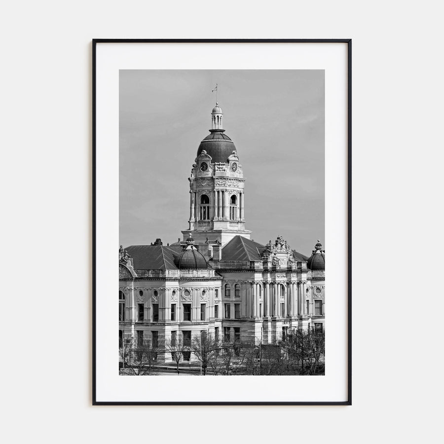 Indiana Photo B&W Poster