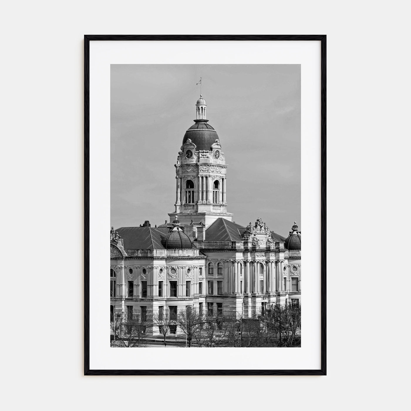 Indiana Photo B&W Poster