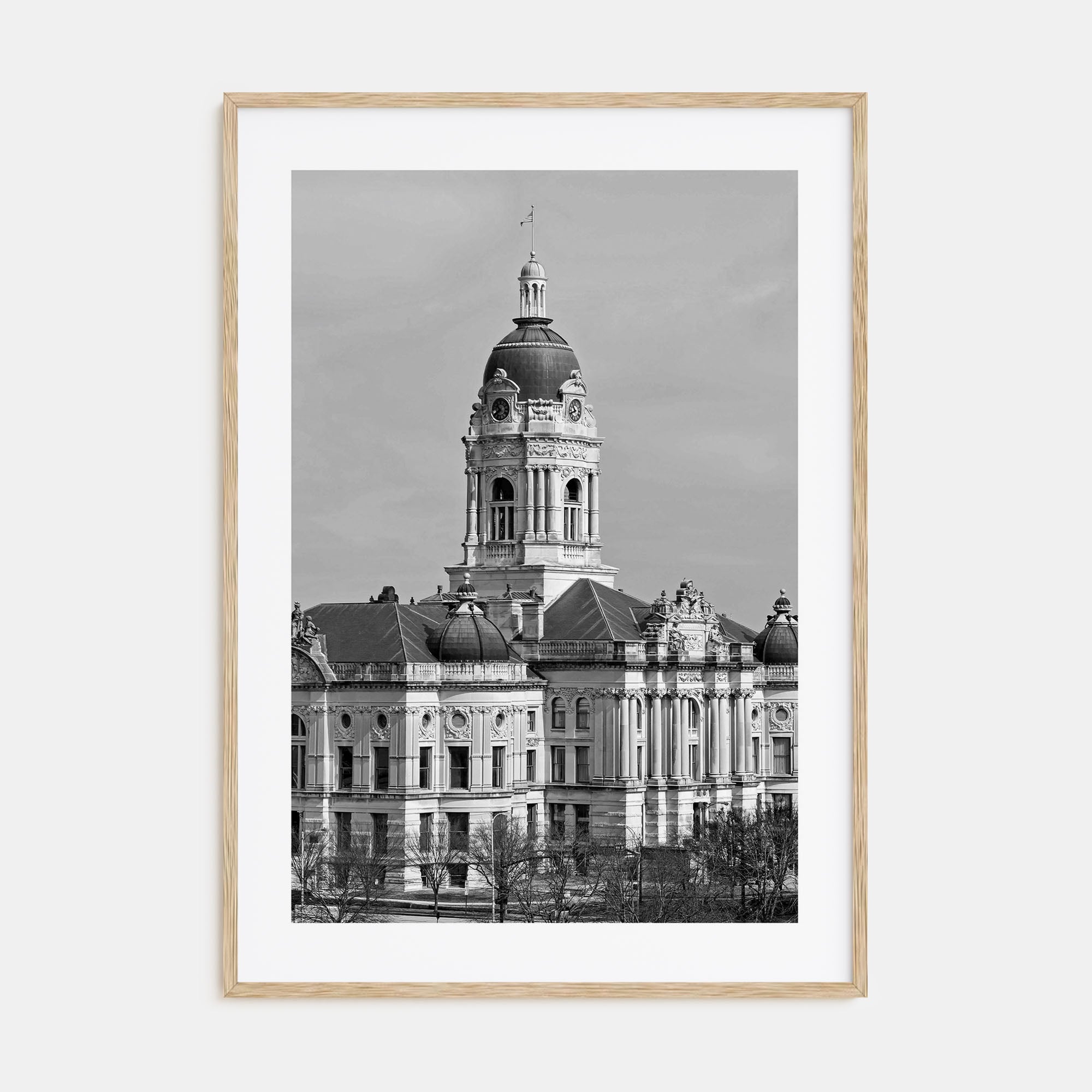 Indiana Photo B&W Poster