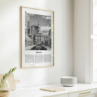 Indiana Print Black and White No 2, Indiana Wall Art, Indiana Poster, Indiana Photo, Indiana Wall Decor, USA, United States