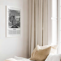 Indiana Print Black and White No 2, Indiana Wall Art, Indiana Poster, Indiana Photo, Indiana Wall Decor, USA, United States