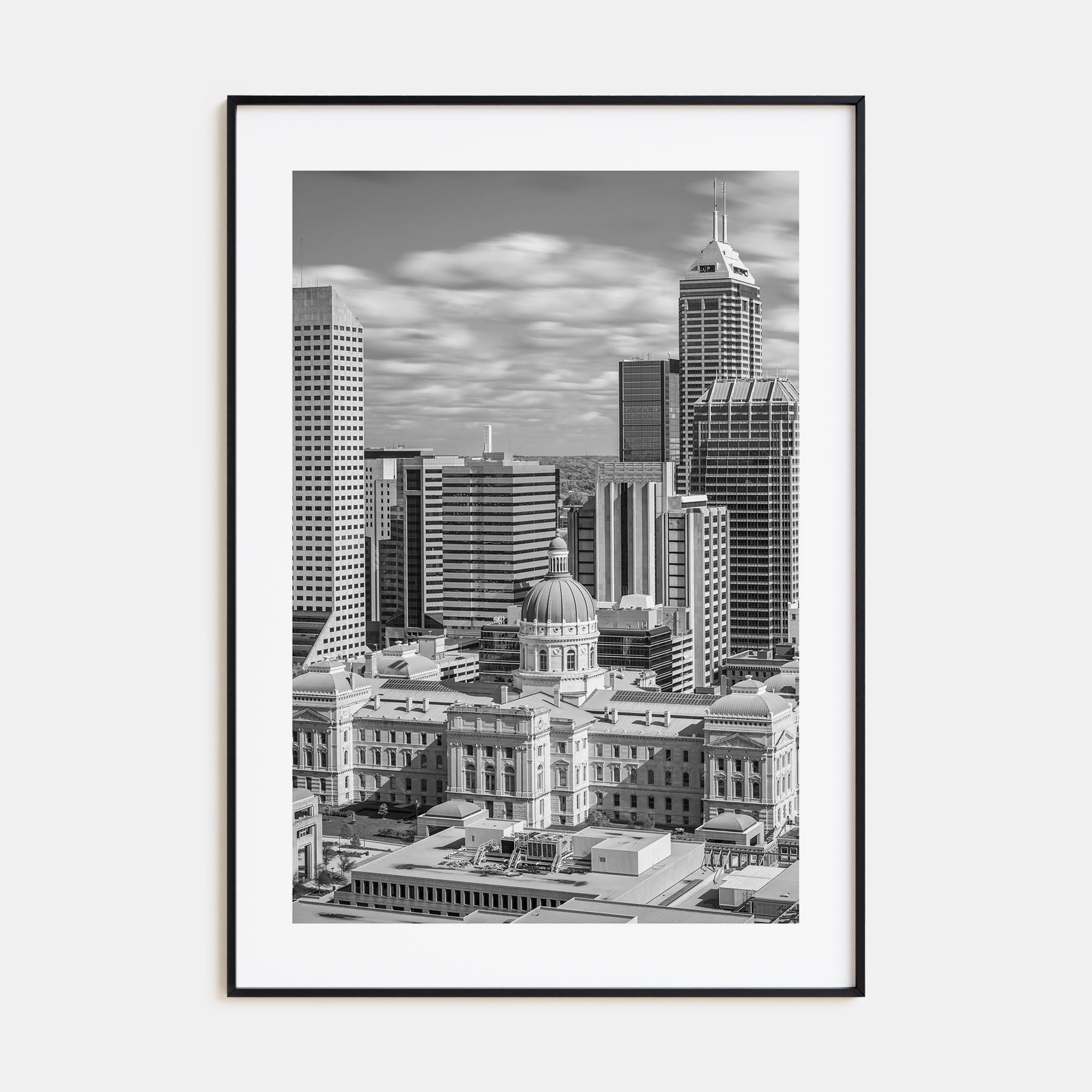 Indianapolis Photo B&W No 1 Poster