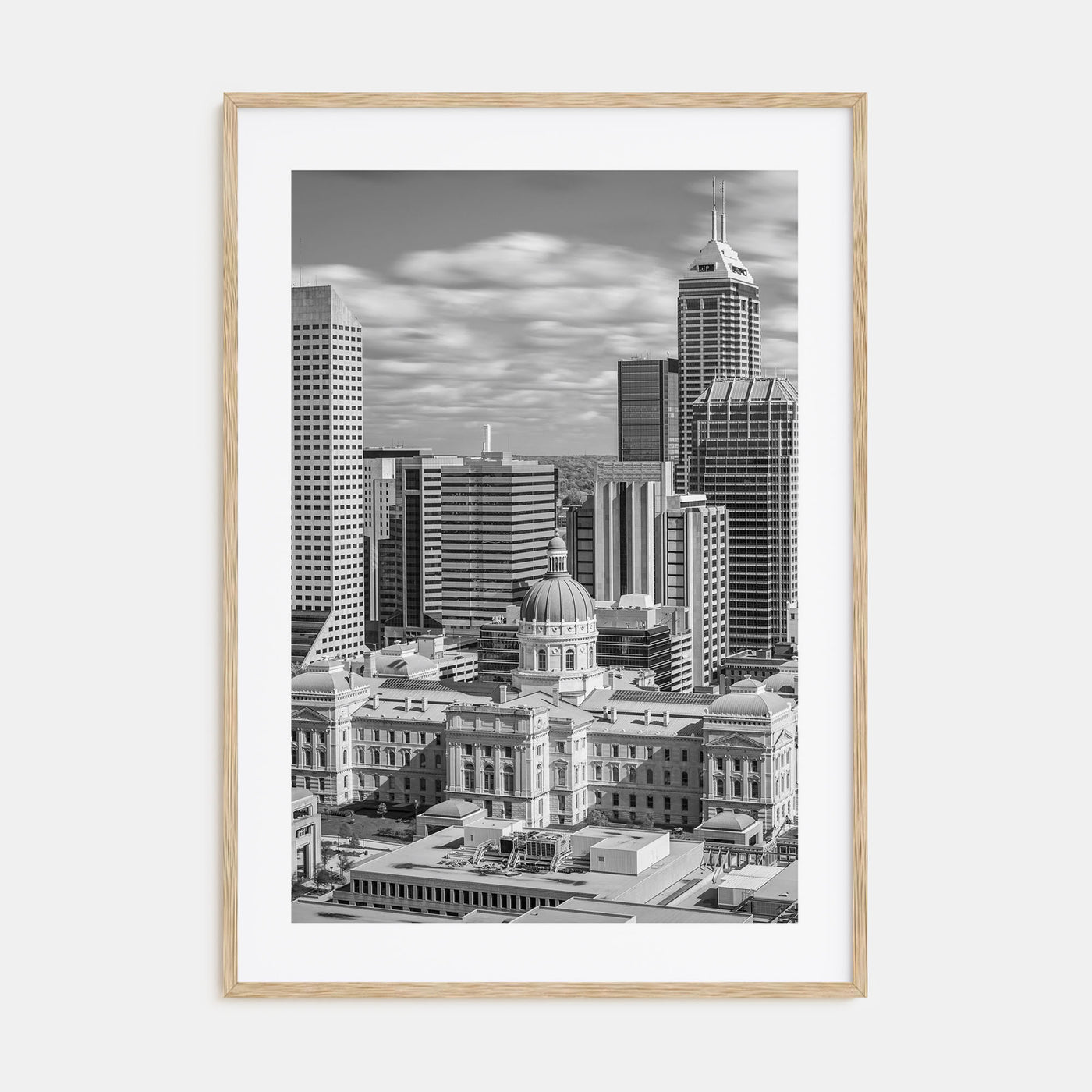 Indianapolis Photo B&W No 1 Poster