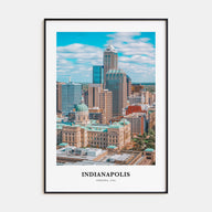 Indianapolis Portrait Color No 1 Poster
