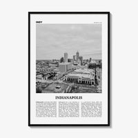 Indianapolis Print Black and White No 2, Indianapolis Wall Art, Indianapolis Poster, Indianapolis Photo, Indiana USA United States