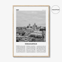 Indianapolis Print Black and White No 2, Indianapolis Wall Art, Indianapolis Poster, Indianapolis Photo, Indiana USA United States