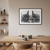 Indonesia Landscape B&W Poster