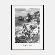 Indonesia Portrait B&W No 1 Poster