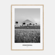 Indonesia Portrait B&W No 2 Poster