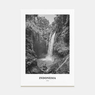 Indonesia Portrait B&W No 3 Poster