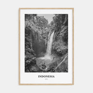Indonesia Portrait B&W No 3 Poster