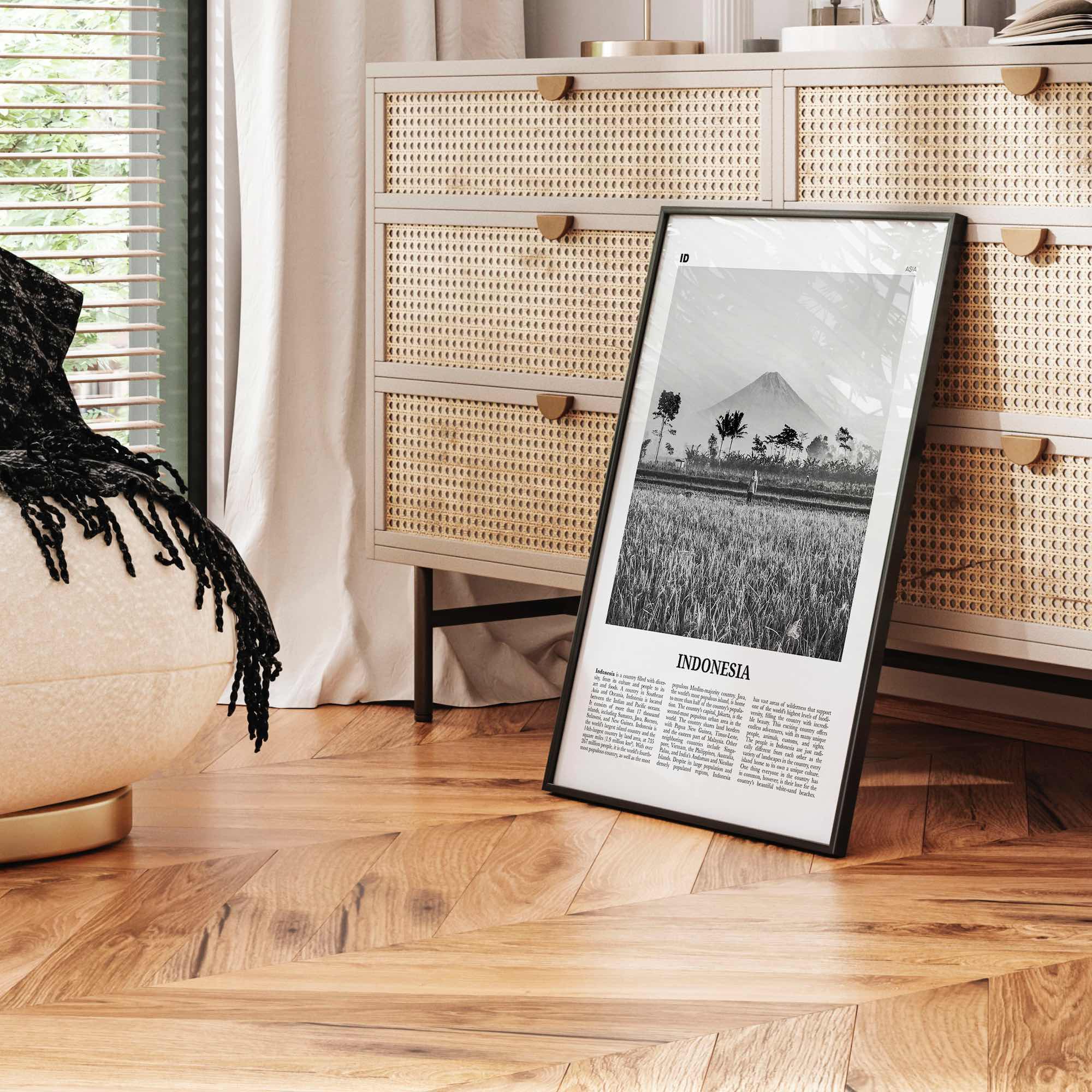 Indonesia Print Black and White No 1, Indonesia Wall Art, Indonesia Poster, Indonesia Photo, Indonesia, Jakarta, Java, Sumatra, Asia