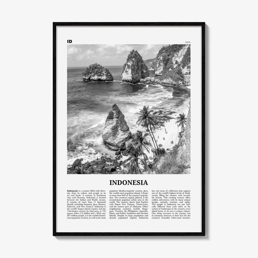 Indonesia Print Black and White No 2, Indonesia Wall Art, Indonesia Poster, Indonesia Photo, Indonesia, Jakarta, Java, Sumatra, Asia