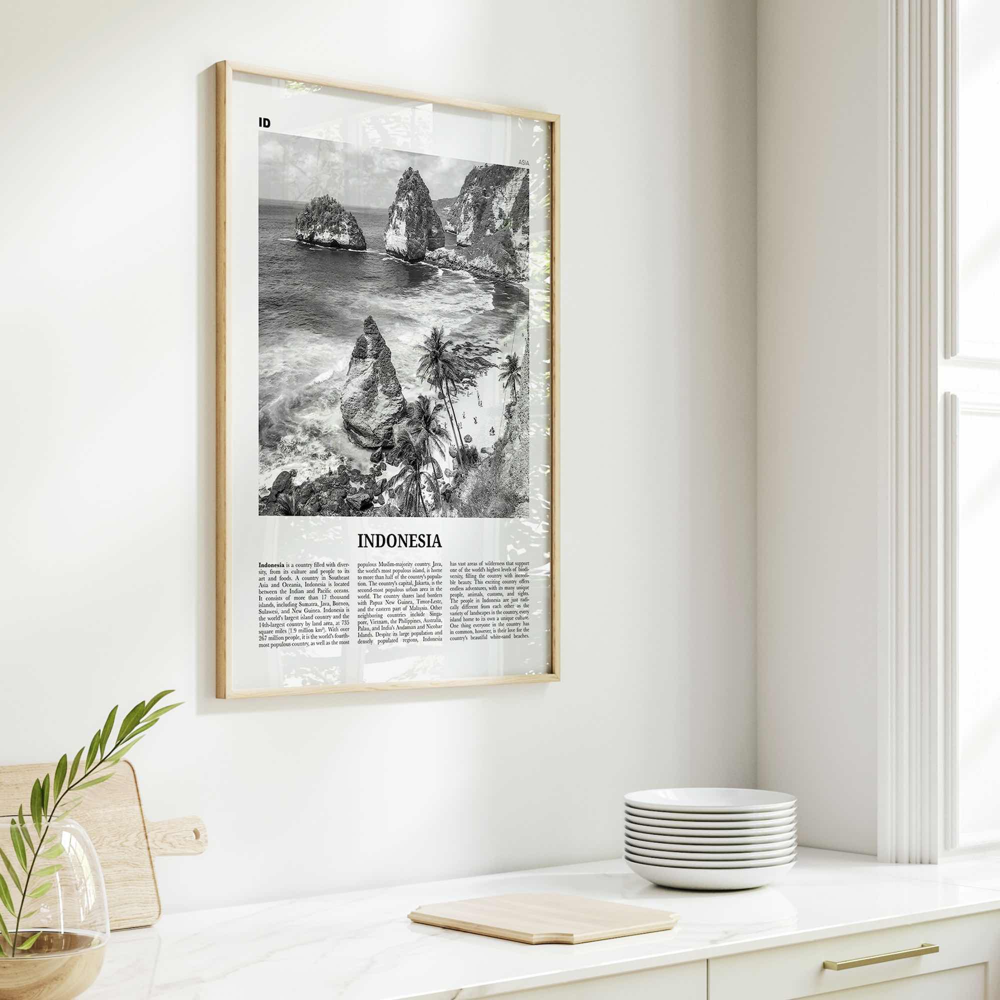 Indonesia Print Black and White No 2, Indonesia Wall Art, Indonesia Poster, Indonesia Photo, Indonesia, Jakarta, Java, Sumatra, Asia