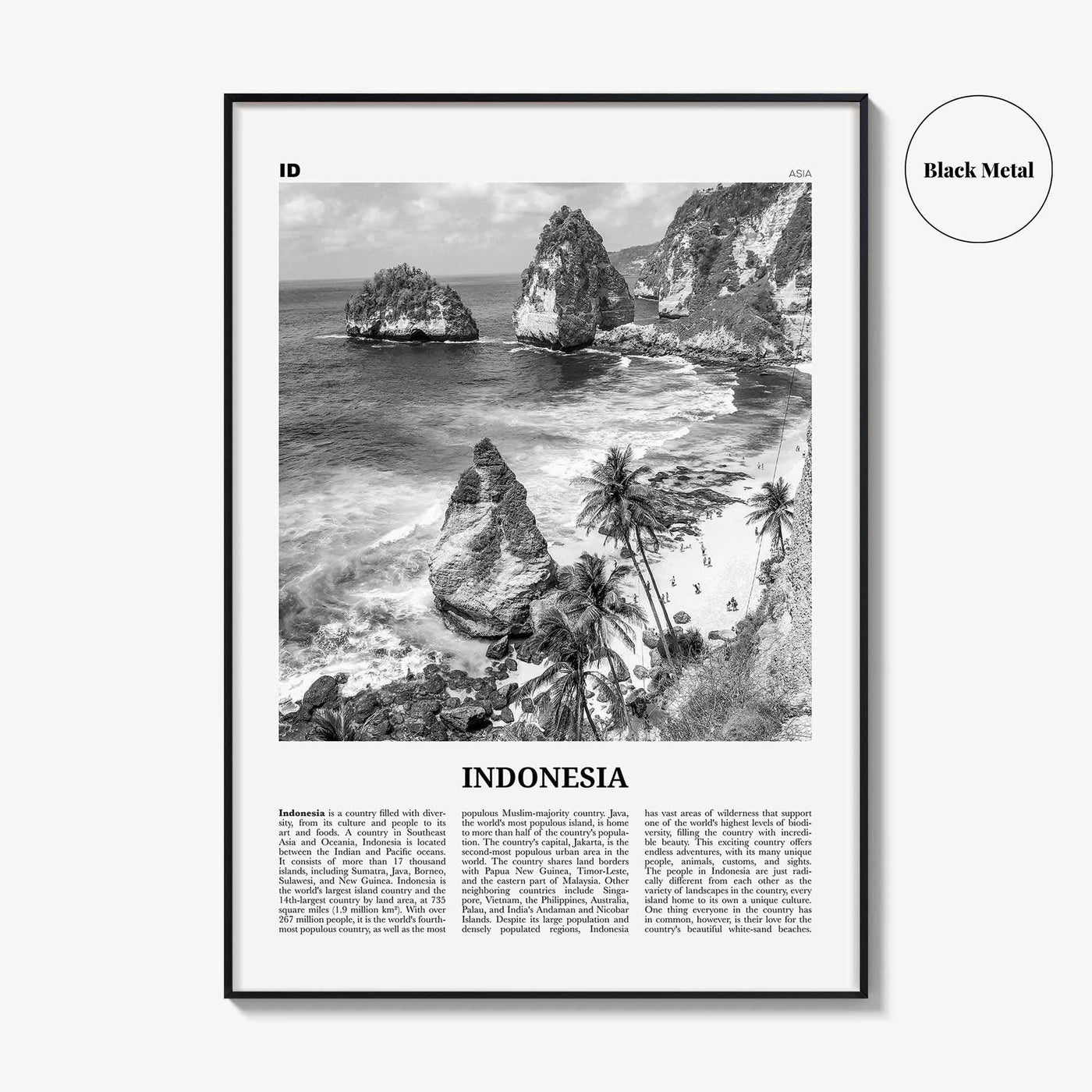 Indonesia Print Black and White No 2, Indonesia Wall Art, Indonesia Poster, Indonesia Photo, Indonesia, Jakarta, Java, Sumatra, Asia