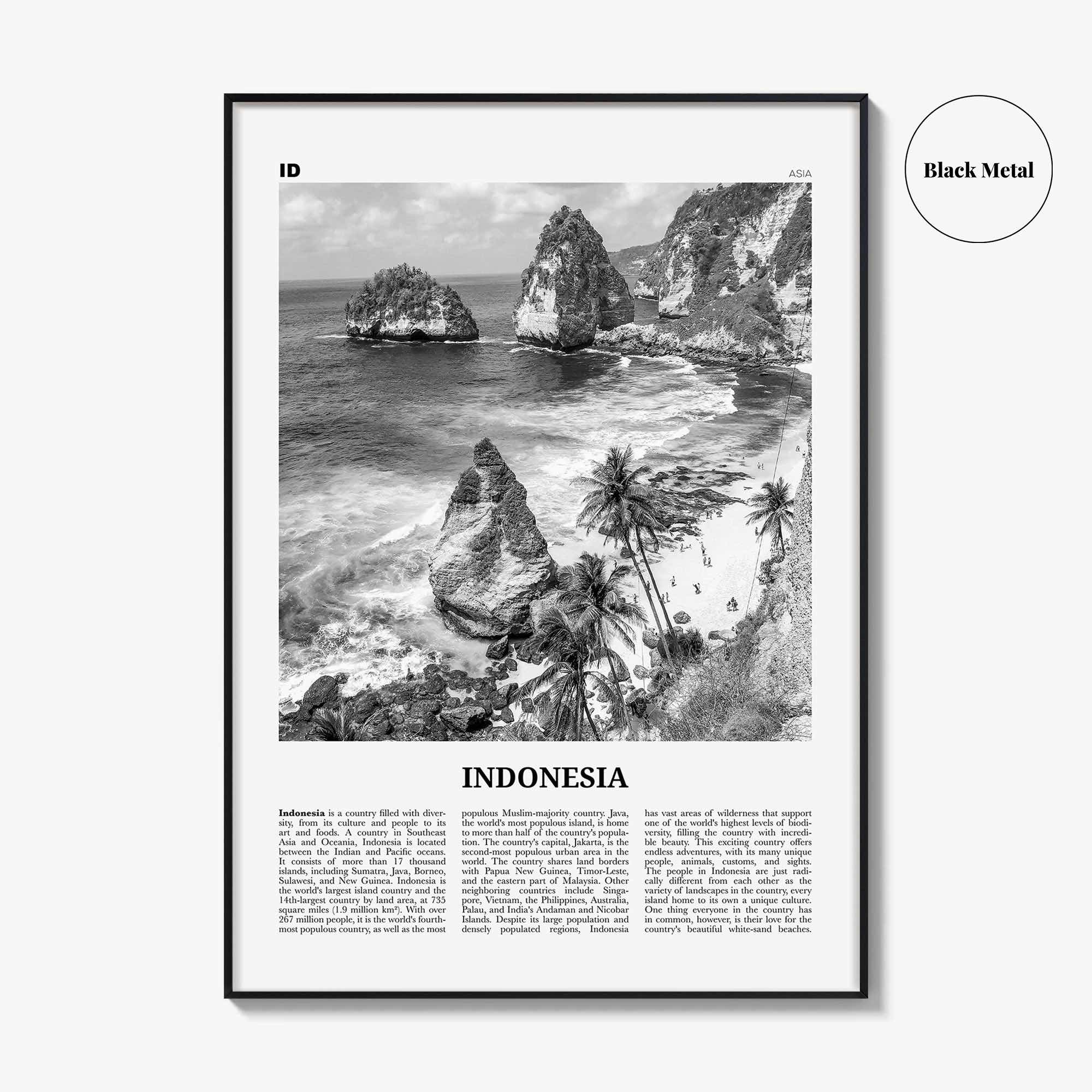 Indonesia Print Black and White No 2, Indonesia Wall Art, Indonesia Poster, Indonesia Photo, Indonesia, Jakarta, Java, Sumatra, Asia