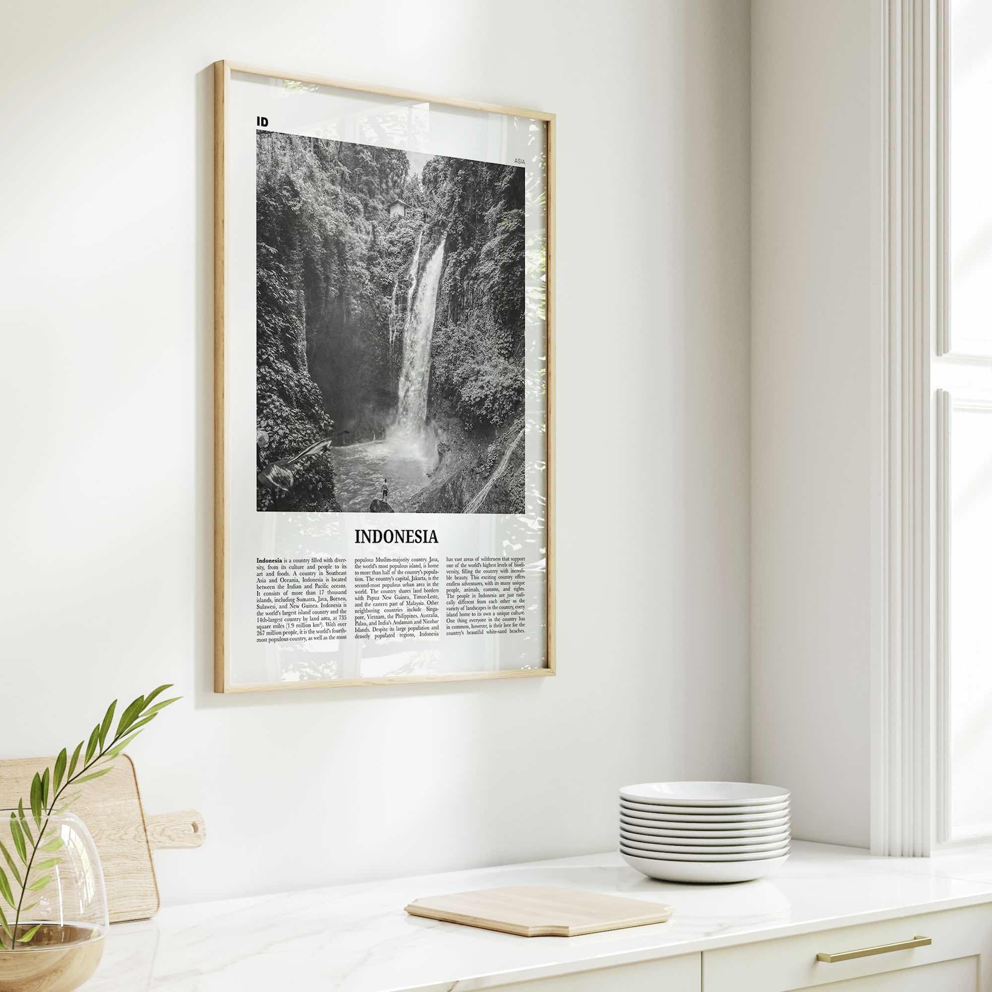 Indonesia Print Black and White No 3, Indonesia Wall Art, Indonesia Poster, Indonesia Photo, Indonesia, Jakarta, Java, Sumatra, Asia