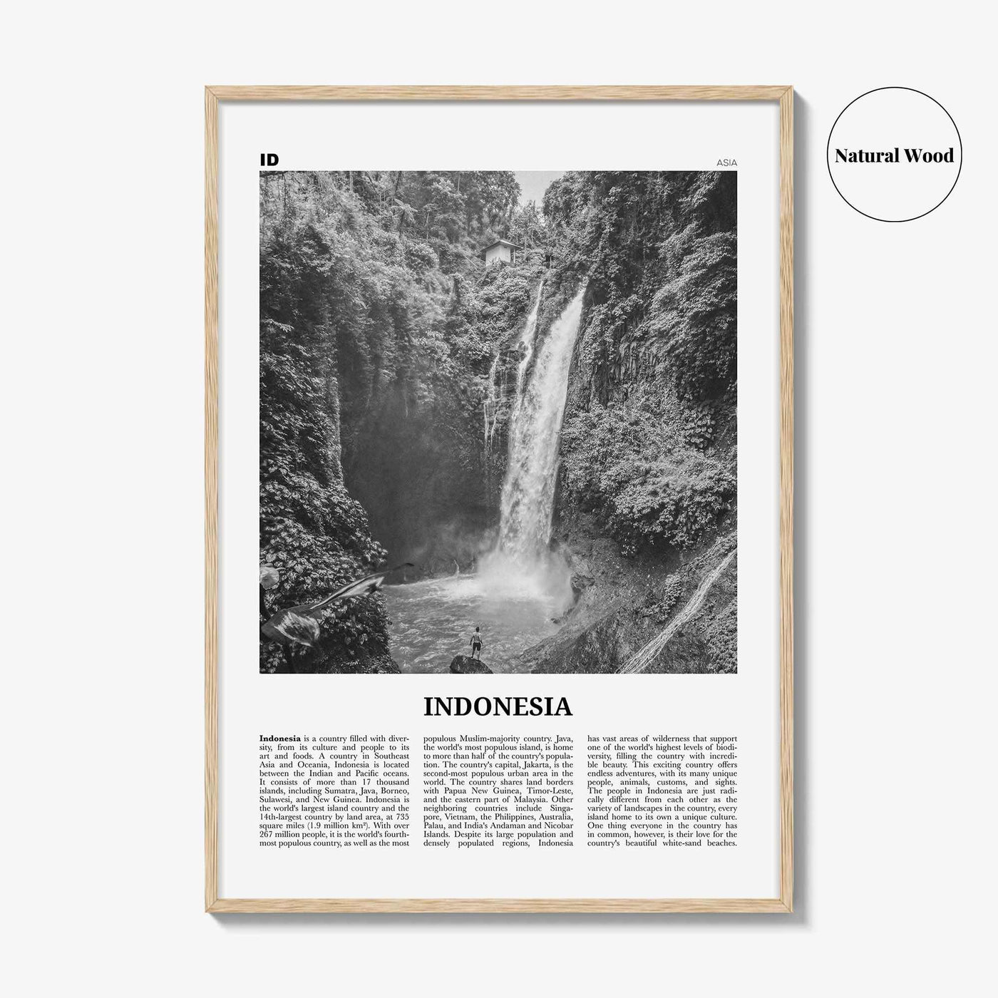 Indonesia Print Black and White No 3, Indonesia Wall Art, Indonesia Poster, Indonesia Photo, Indonesia, Jakarta, Java, Sumatra, Asia