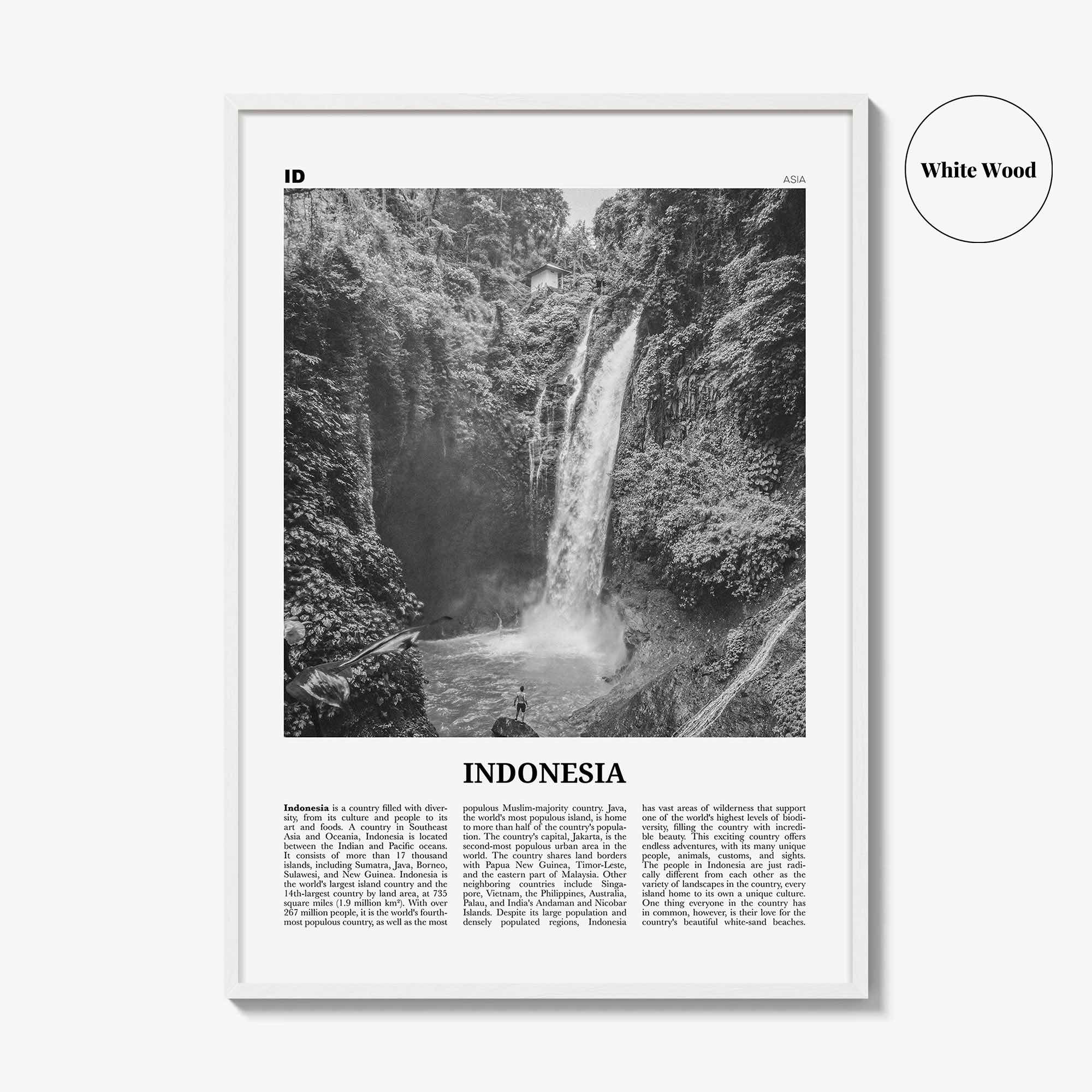 Indonesia Print Black and White No 3, Indonesia Wall Art, Indonesia Poster, Indonesia Photo, Indonesia, Jakarta, Java, Sumatra, Asia