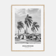 Inglewood Portrait B&W Poster
