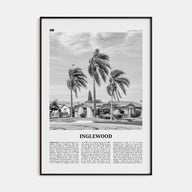 Inglewood Travel B&W Poster
