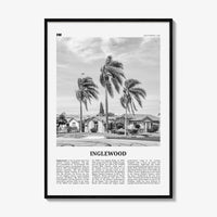Inglewood Print Black and White, Inglewood Wall Art, Inglewood Poster, Inglewood Photo, California, USA, United States, North America
