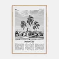 Inglewood Travel B&W Poster