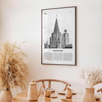 Ingolstadt Print Black and White, Ingolstadt Wall Art, Ingolstadt Poster, Ingolstadt Photo, Ingolstadt Wall Décor, Ingolstadt Map, Germany