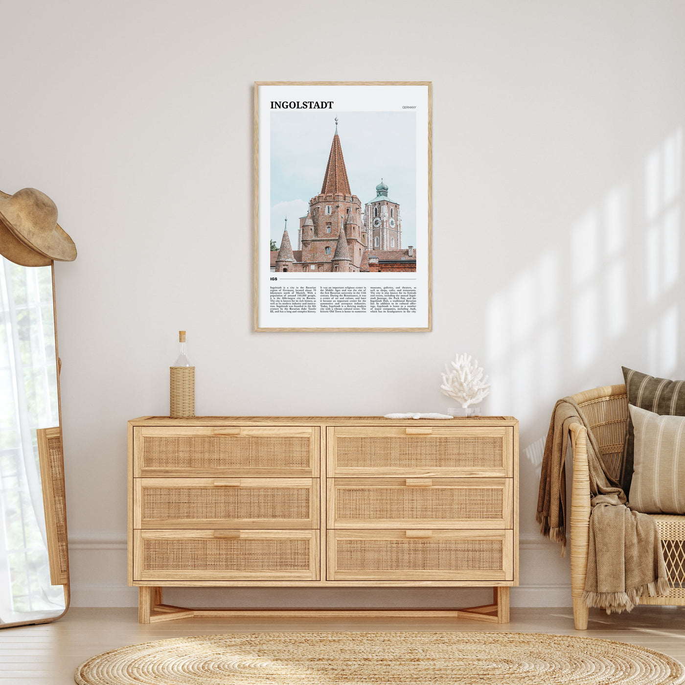 Ingolstadt Travel Color Poster