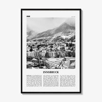 Innsbruck Print Black and White, Innsbruck Wall Art, Innsbruck Poster, Innsbruck Photo, Innsbruck Wall Decor, Austria, Österreich, Europe