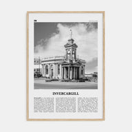 Invercargill Travel B&W Poster
