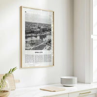 Iowa City Print Black and White, Iowa City Wall Art, Iowa City Poster, Iowa City Photo, Iowa City Wall Décor, Iowa, USA, United States