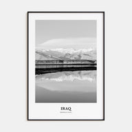 Iraq Portrait B&W Poster