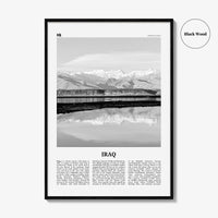 Iraq Print Black and White, Iraq Wall Art, Iraq Poster, Iraq Photo, Iraq Wall Decor, عراق, Komari, Eraq, Baghdad, Persian, Middle East