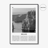 Ireland Print Black and White No 1, Ireland Wall Art, Ireland Poster, Ireland Photo, Ireland Decor, Éire, UK, United Kingdom, Dublin