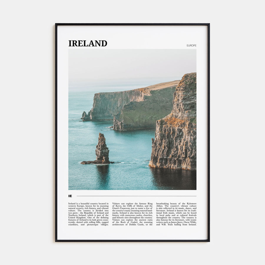 Ireland Travel Color Poster