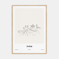 Irvine Drawn Poster