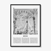 Irvine Print Black and White No 1, Irvine Wall Art, Irvine Poster, Irvine Photo, Irvine Wall Décor, California, USA, United States, America