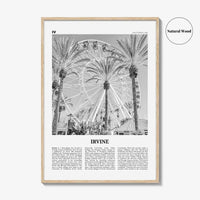 Irvine Print Black and White No 1, Irvine Wall Art, Irvine Poster, Irvine Photo, Irvine Wall Décor, California, USA, United States, America