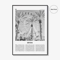 Irvine Print Black and White No 1, Irvine Wall Art, Irvine Poster, Irvine Photo, Irvine Wall Décor, California, USA, United States, America