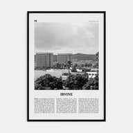 Irvine Travel B&W No 2 Poster
