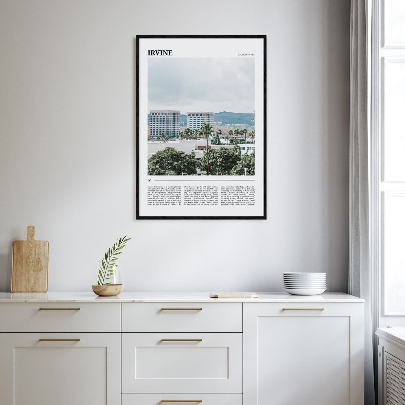 Irvine Travel Color Poster
