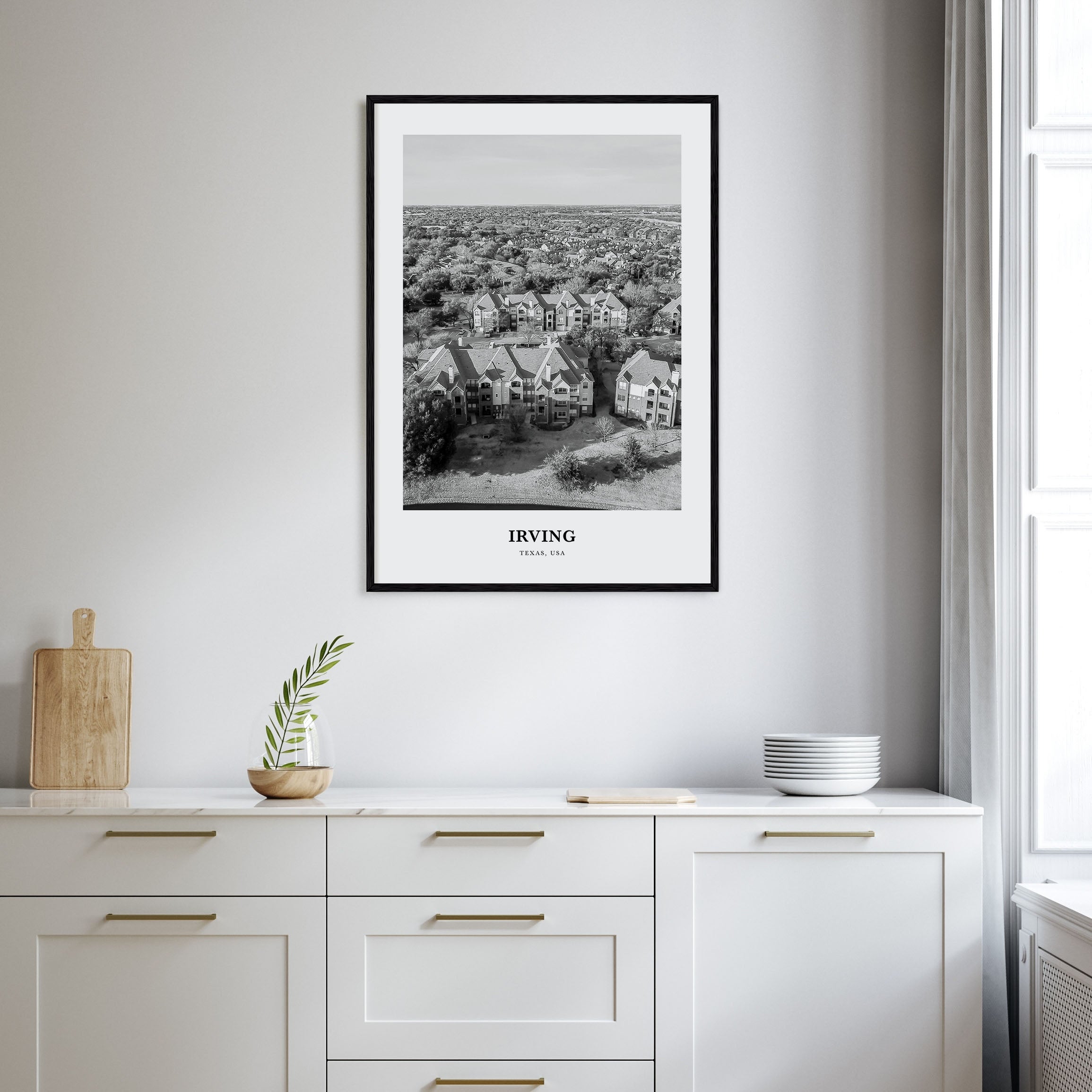 Irving Portrait B&W Poster