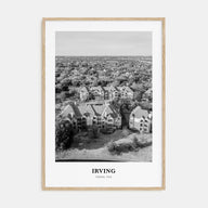 Irving Portrait B&W Poster