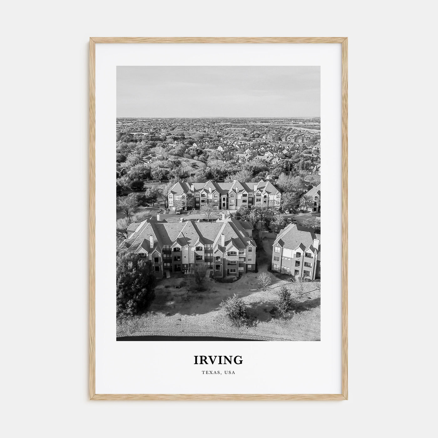 Irving Portrait B&W Poster