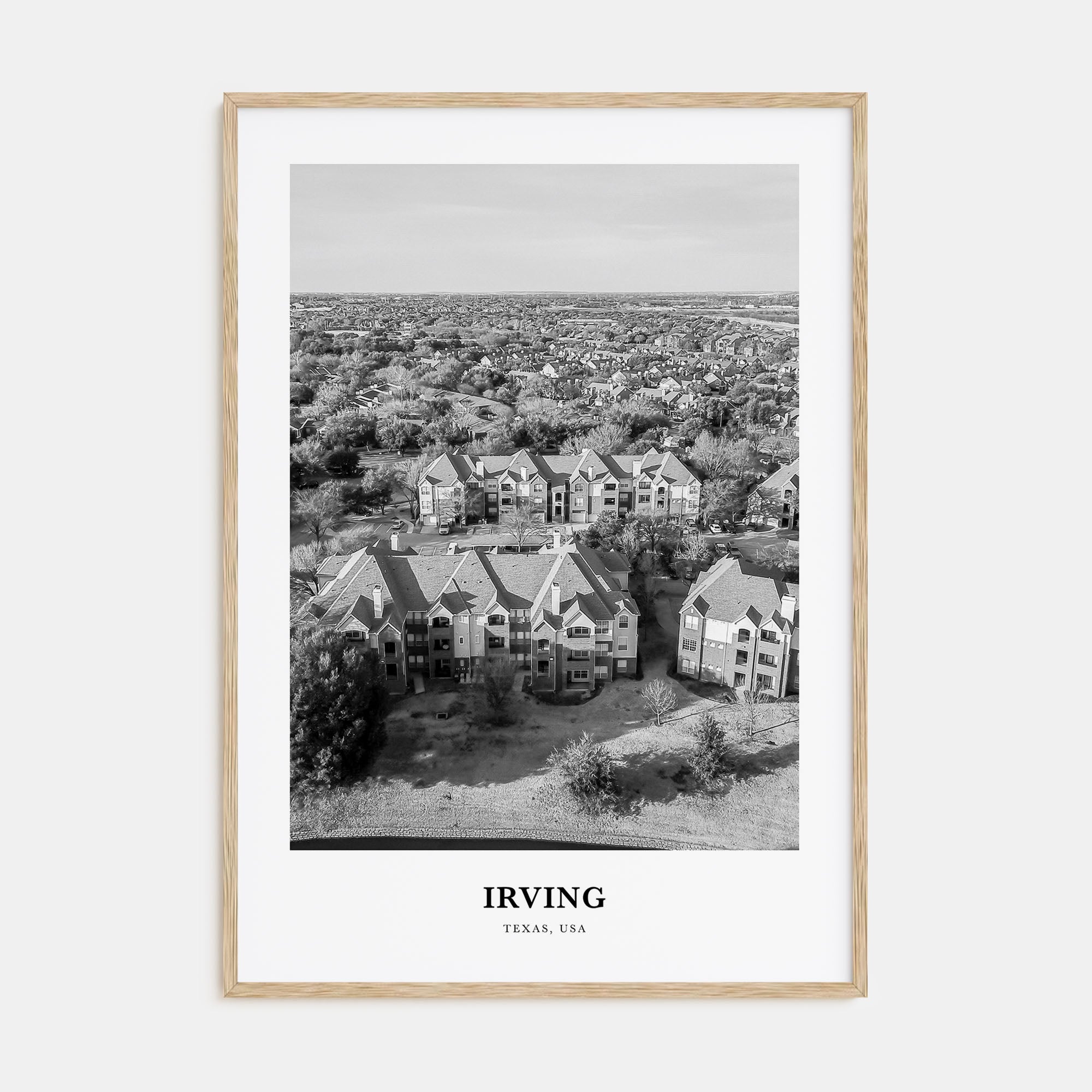 Irving Portrait B&W Poster