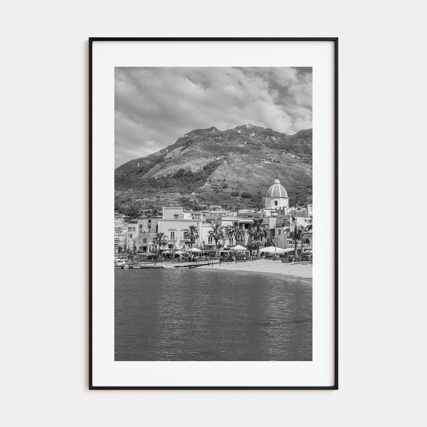 Ischia Photo B&W Poster