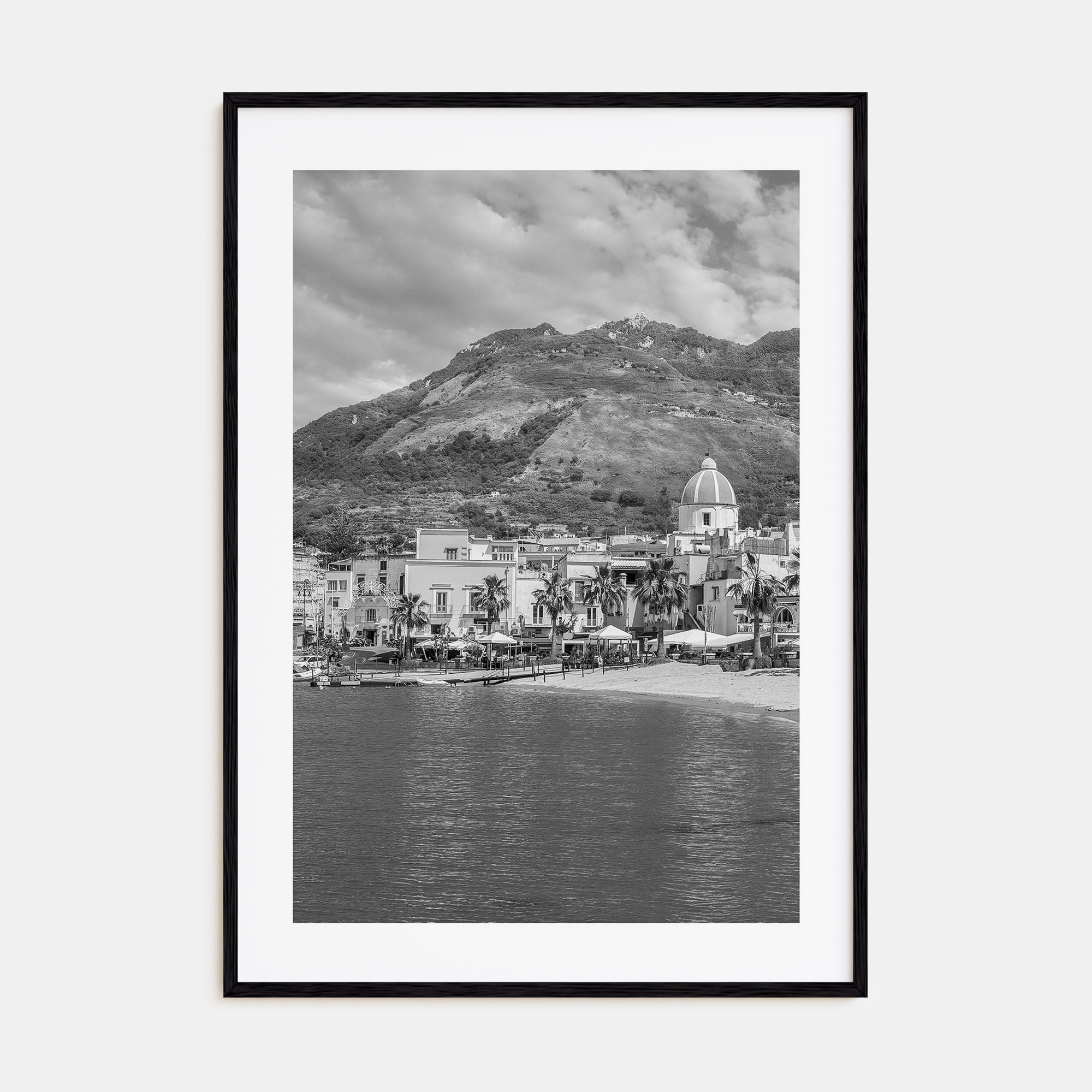 Ischia Photo B&W Poster