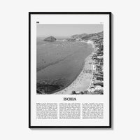Ischia Print Black and White, Ischia Wall Art, Ischia Poster, Ischia Photo, Ischia Wall Décor, Italy, Italia
